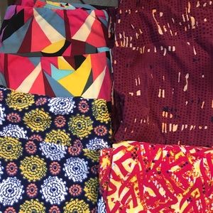 4 new pair of tc lularoe leggings